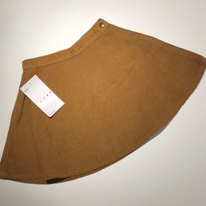 American Apparel corduroy circle skirt